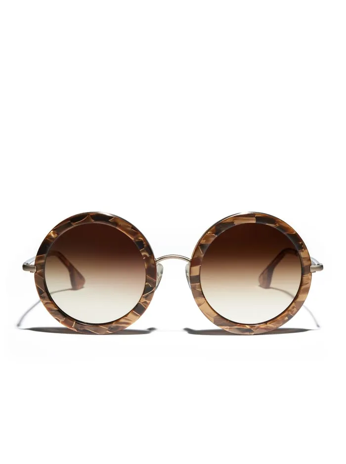 Women Alice Olivia Beverly Sunglasses Bronze Quartz