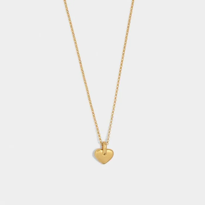 Women Alora Heart Waterproof Gold Necklace Katie Loxton Necklaces