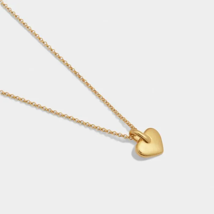 Women Alora Heart Waterproof Gold Necklace Katie Loxton Necklaces