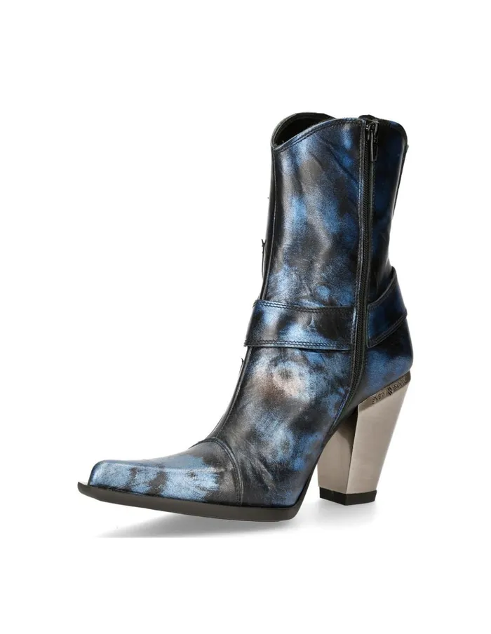 Women Ankle Boot Bull M7919bC10 New Rock Heels