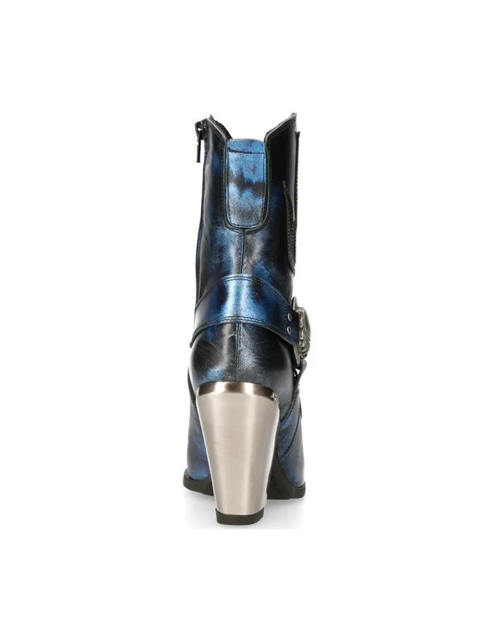 Women Ankle Boot Bull M7919bC10 New Rock Heels