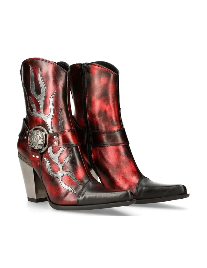 Women Ankle Boot Bull M7919bC9 New Rock Heels