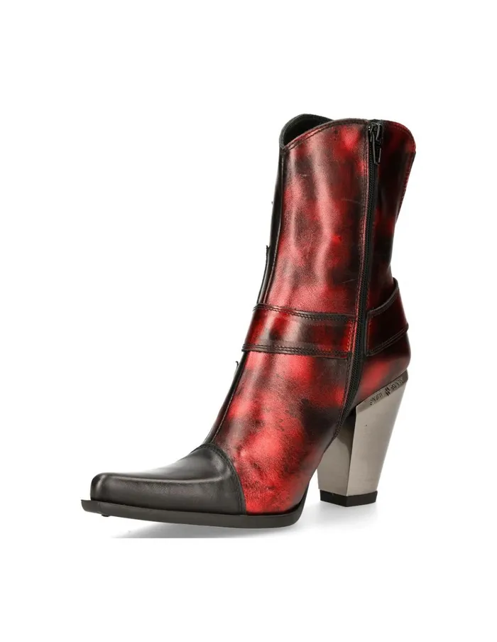 Women Ankle Boot Bull M7919bC9 New Rock Heels