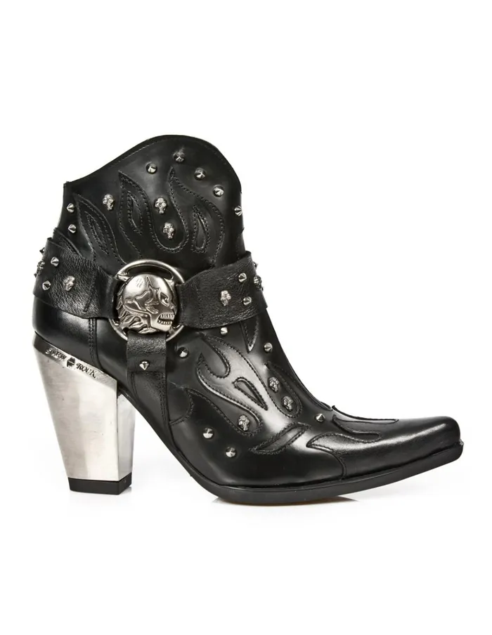 Women Ankle Boot Bull M7979C10 New Rock Heels