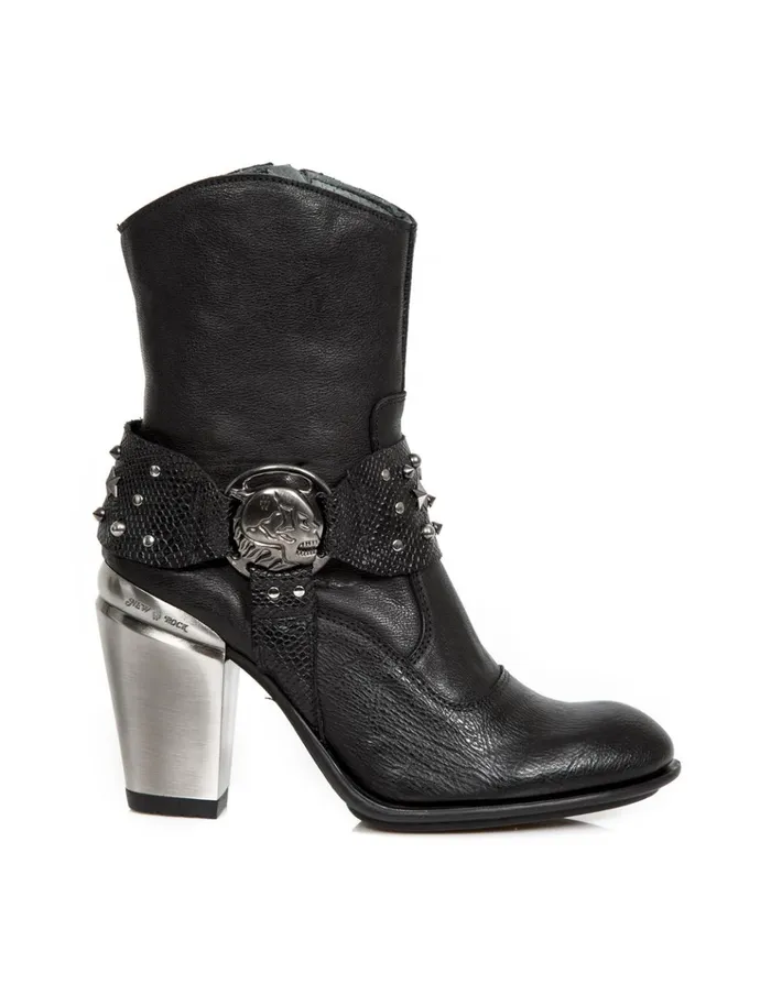 Women Ankle Boot Bull M7988C19 New Rock Heels