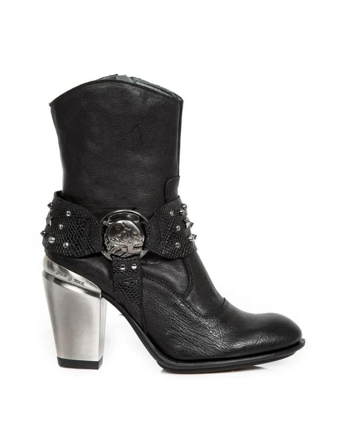 Women Ankle Boot Bull M7988C19 New Rock Heels