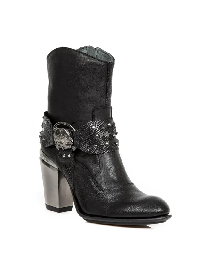 Women Ankle Boot Bull M7988C19 New Rock Heels