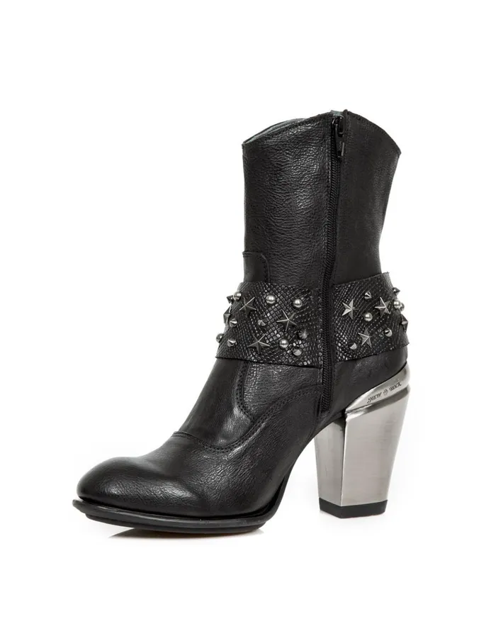 Women Ankle Boot Bull M7988C19 New Rock Heels