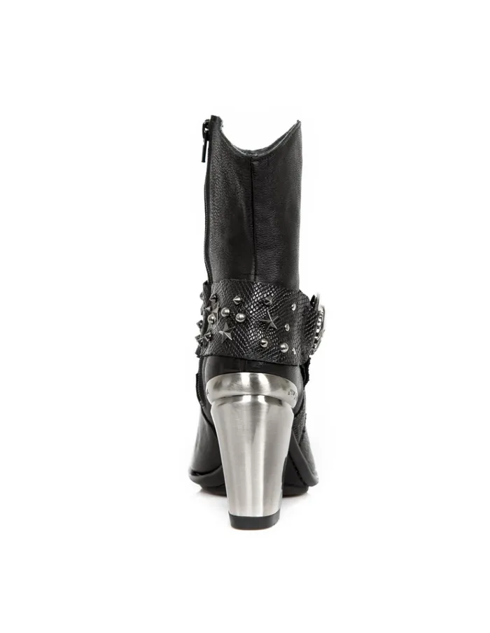Women Ankle Boot Bull M7988C19 New Rock Heels