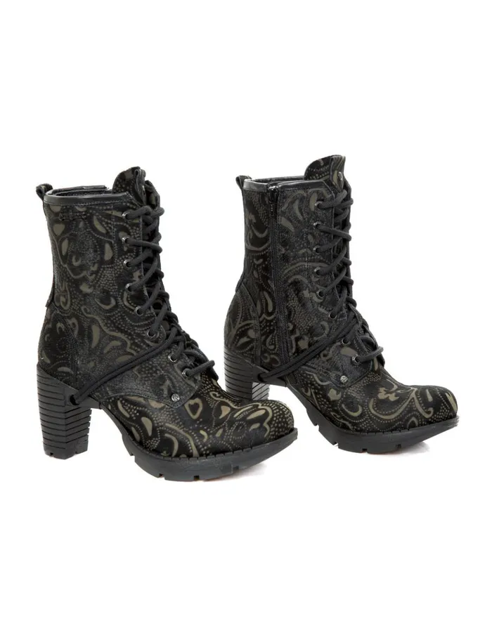 Women Ankle Boot Trail MTr001C81 New Rock Military