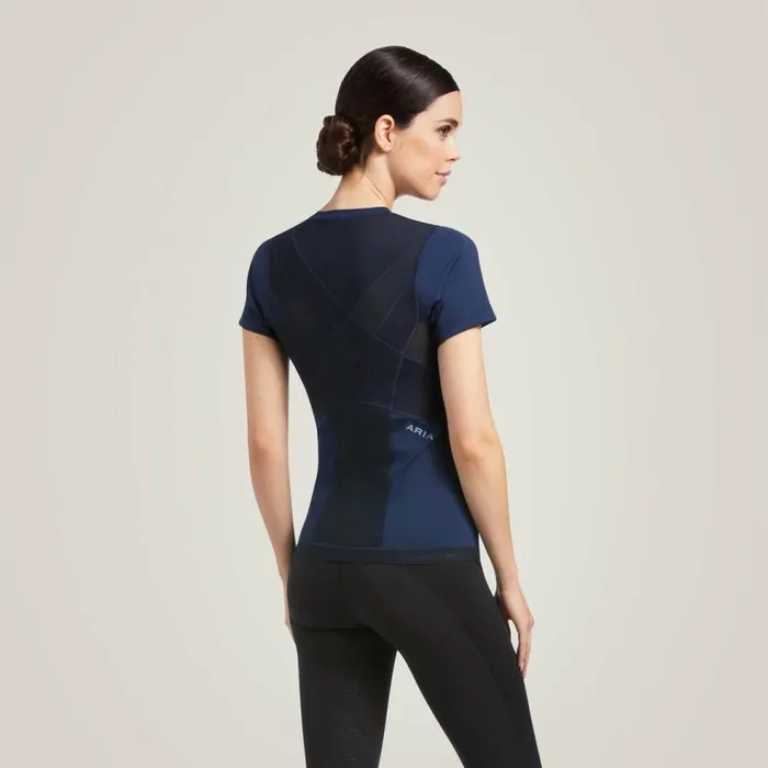 Women Ascent Crew Baselayer Navy Ariat TShirts and Tops Women Ascent Crew Baselayer Navy Ariat TShirts and Tops