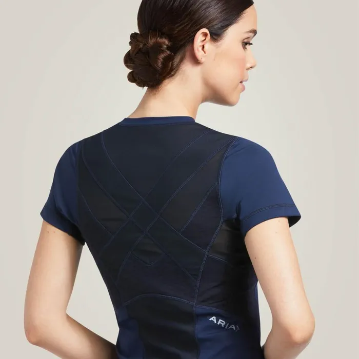 Women Ascent Crew Baselayer Navy Ariat TShirts and Tops Women Ascent Crew Baselayer Navy Ariat TShirts and Tops