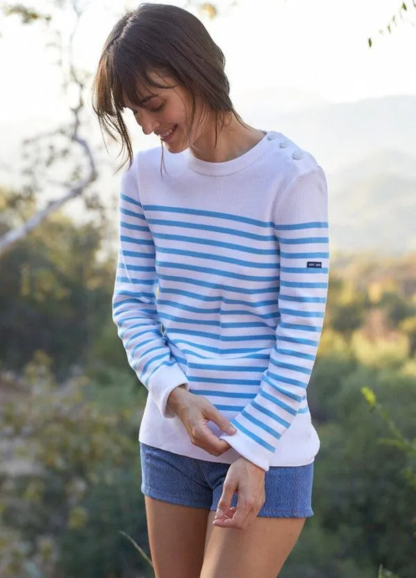 Women AVIGNON White Light Blue Saint James New Summer Collection