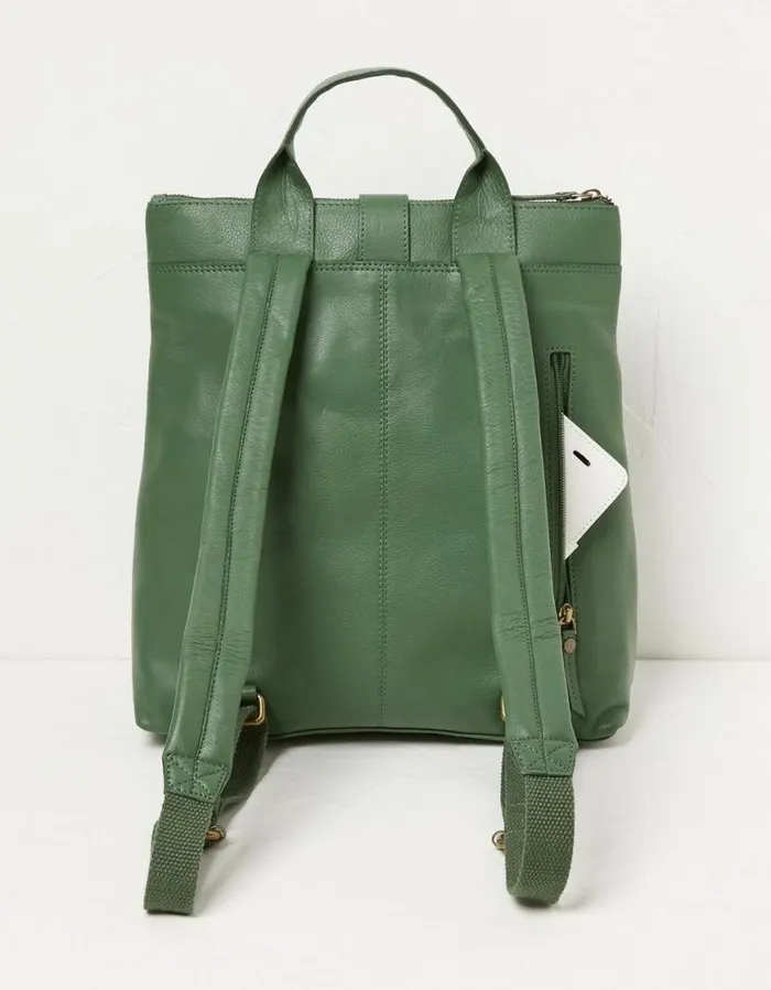 Women Bags and Purses FatFace Ava Backpack Green