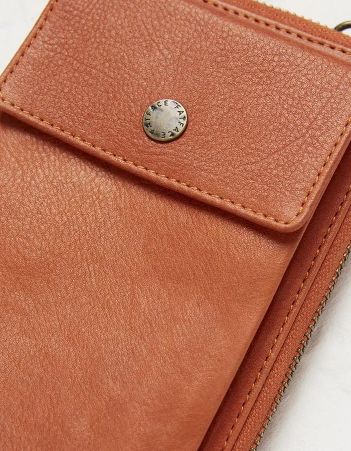 Women Bags and Purses FatFace Louisa Phone Purse Orange