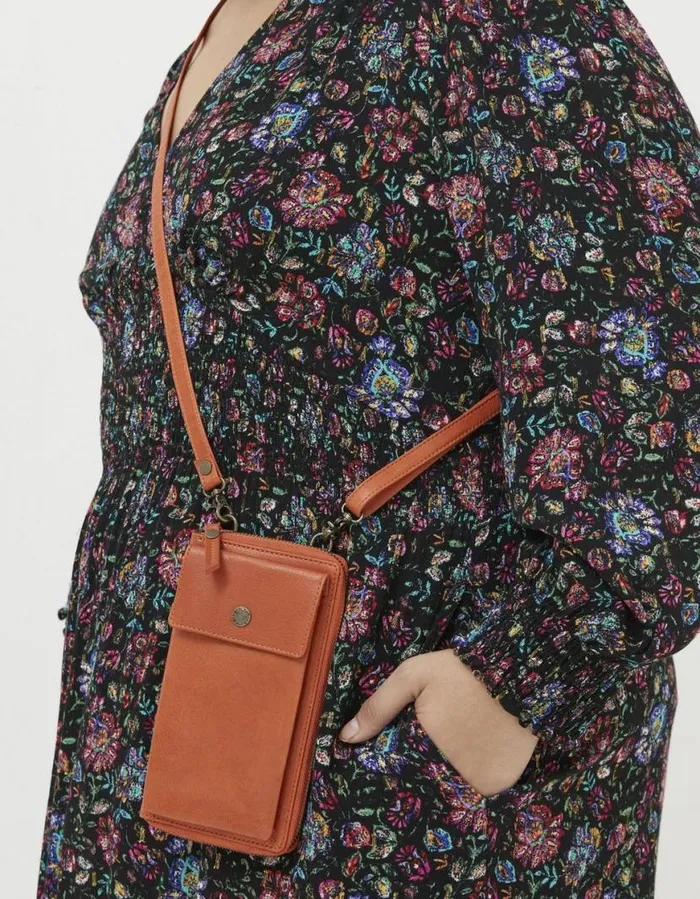 Women Bags and Purses FatFace Louisa Phone Purse Orange