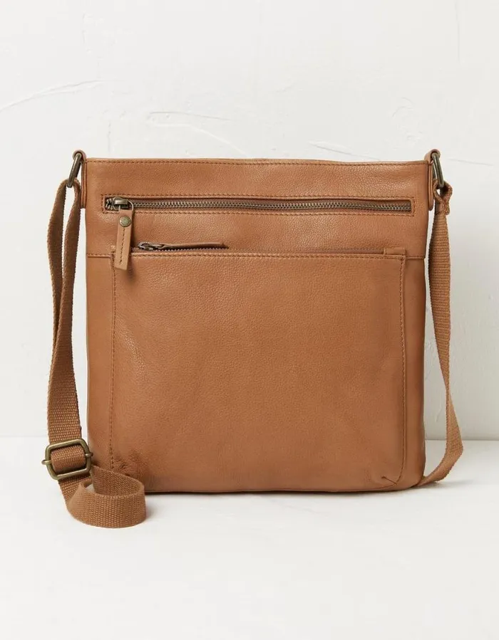Women Bags and Purses FatFace The Allie Crossbody Bag Tan