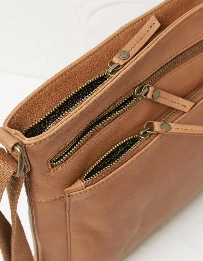 Women Bags and Purses FatFace The Allie Crossbody Bag Tan