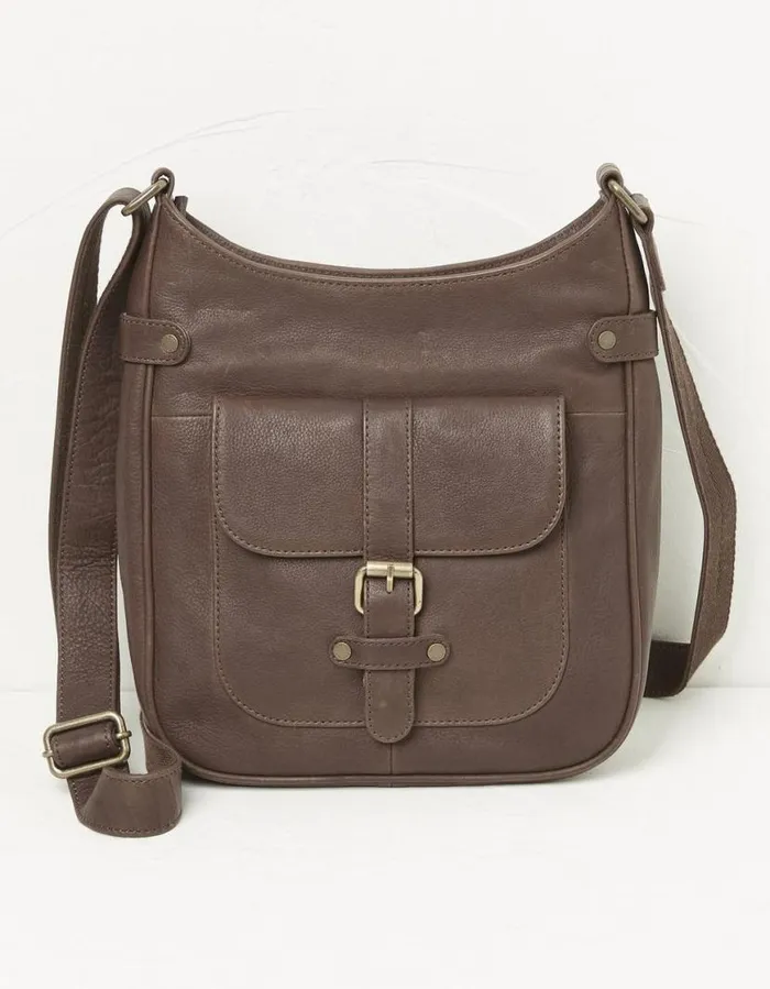 Women Bags and Purses FatFace The Annabelle Shoulder Bag Chocolate Brown
