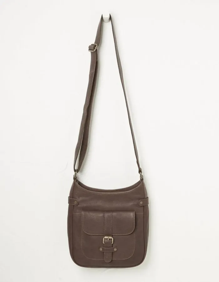 Women Bags and Purses FatFace The Annabelle Shoulder Bag Chocolate Brown
