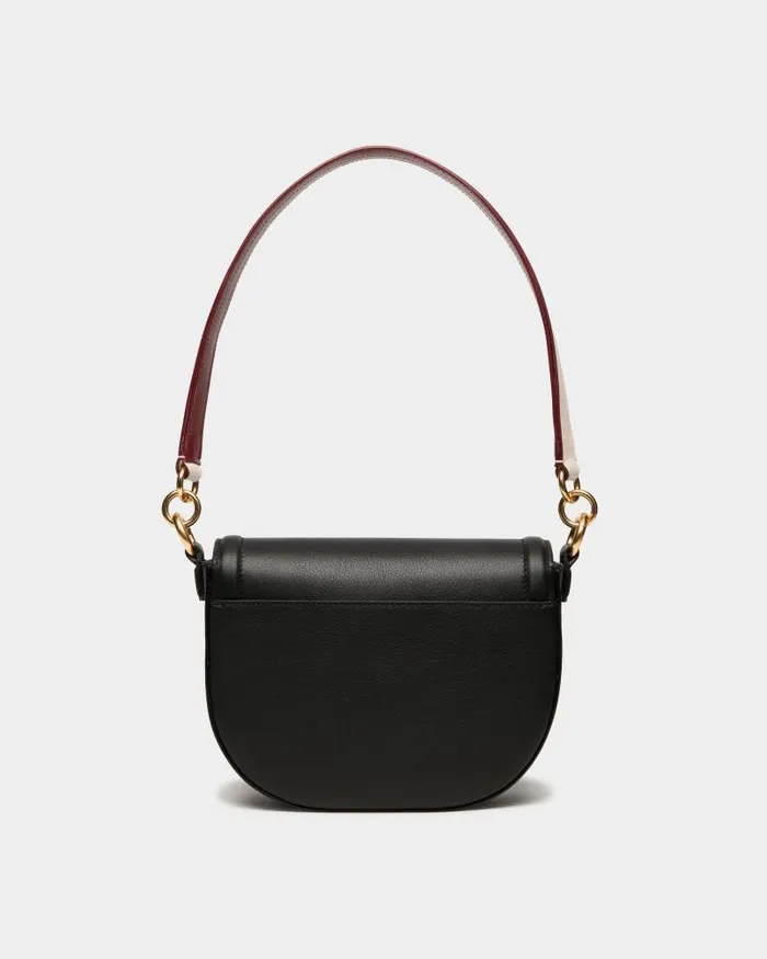 Women Bally Crossbody Bags Code Crossbody Bag In Black Leather Black Women Bally Crossbody Bags Code Crossbody Bag In Black Leather Black