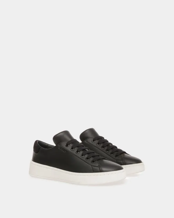 Women Bally Sneakers Raise Sneakers In Black And White Leather Black Women Bally Sneakers Raise Sneakers In Black And White Leather Black
