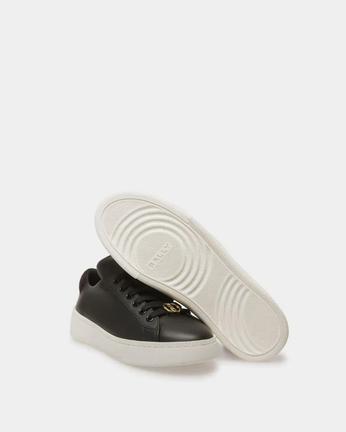 Women Bally Sneakers Raise Sneakers In Black And White Leather Black Women Bally Sneakers Raise Sneakers In Black And White Leather Black