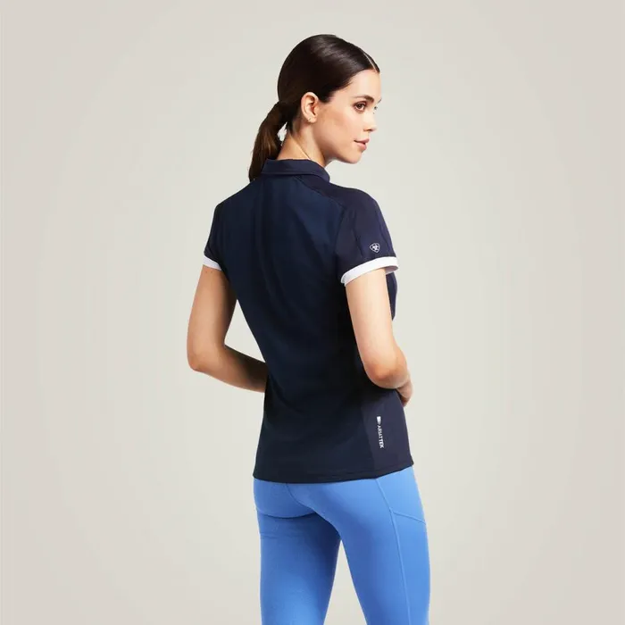 Women Bandera 14 Zip Polo Navy Ariat TShirts and Tops Women Bandera 14 Zip Polo Navy Ariat TShirts and Tops