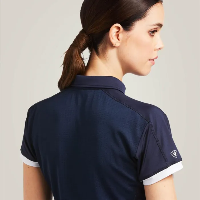 Women Bandera 14 Zip Polo Navy Ariat TShirts and Tops Women Bandera 14 Zip Polo Navy Ariat TShirts and Tops