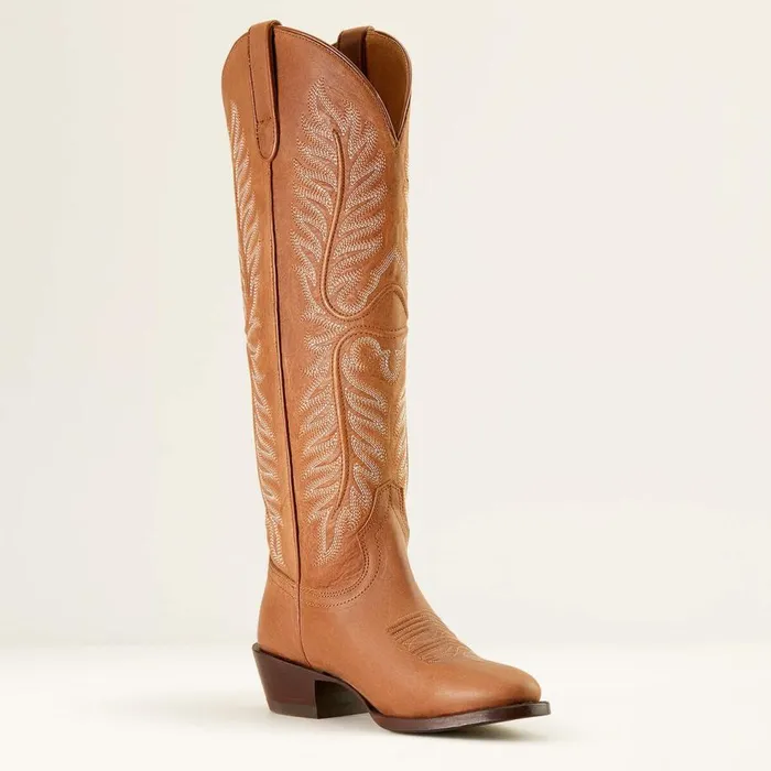 Women Belle Stretchfit Western Boot Light Acorn Ariat Western Boots Women Belle Stretchfit Western Boot Light Acorn Ariat Western Boots
