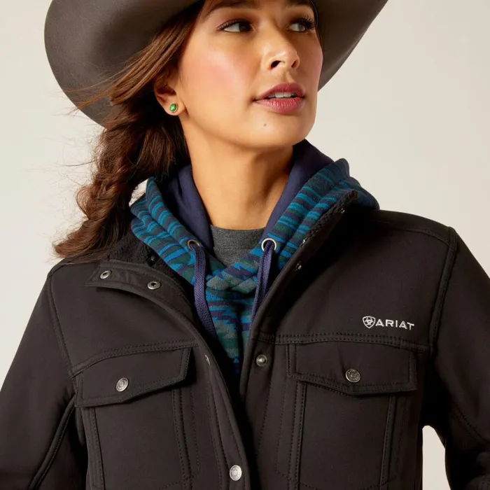 Women Berber Back Softshell Jacket Black Ariat Jackets and Vests Women Berber Back Softshell Jacket Black Ariat Jackets and Vests