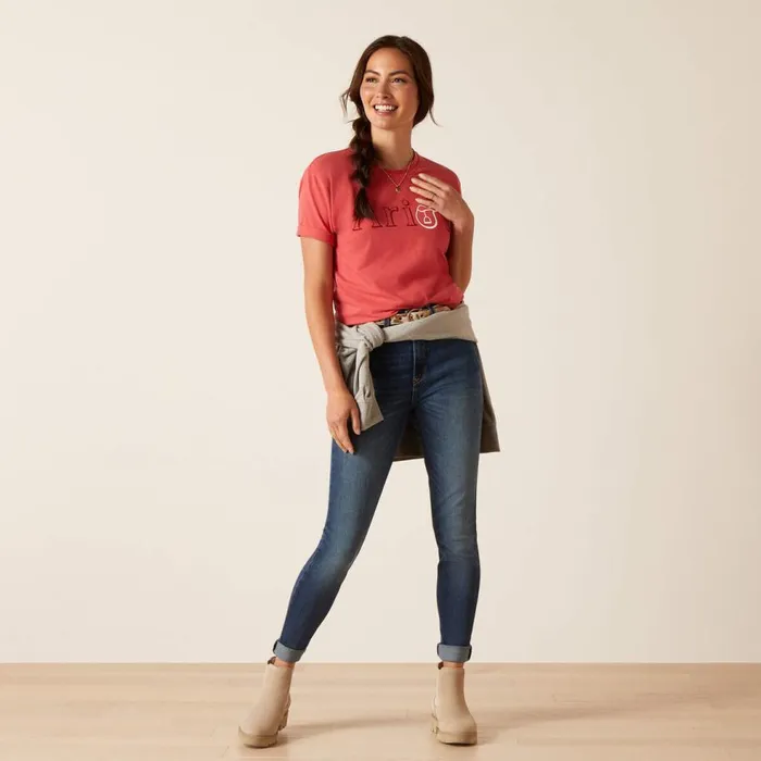 Women BF TShirt Heather Baked Apple Ariat TShirts and Tops Women BF TShirt Heather Baked Apple Ariat TShirts and Tops