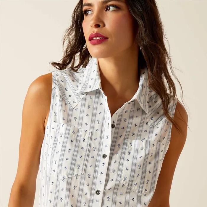 Women Billie Jean Shirt Mama039s Floral Stripe Ariat TShirts and Tops Women Billie Jean Shirt Mama039s Floral Stripe Ariat TShirts and Tops