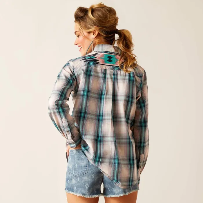 Women Billie Jean Shirt Tomboy Plaid Ariat TShirts and Tops Women Billie Jean Shirt Tomboy Plaid Ariat TShirts and Tops