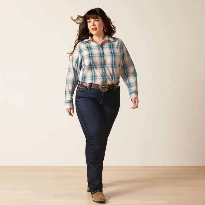 Women Billie Jean Shirt Tomboy Plaid Ariat TShirts and Tops Women Billie Jean Shirt Tomboy Plaid Ariat TShirts and Tops