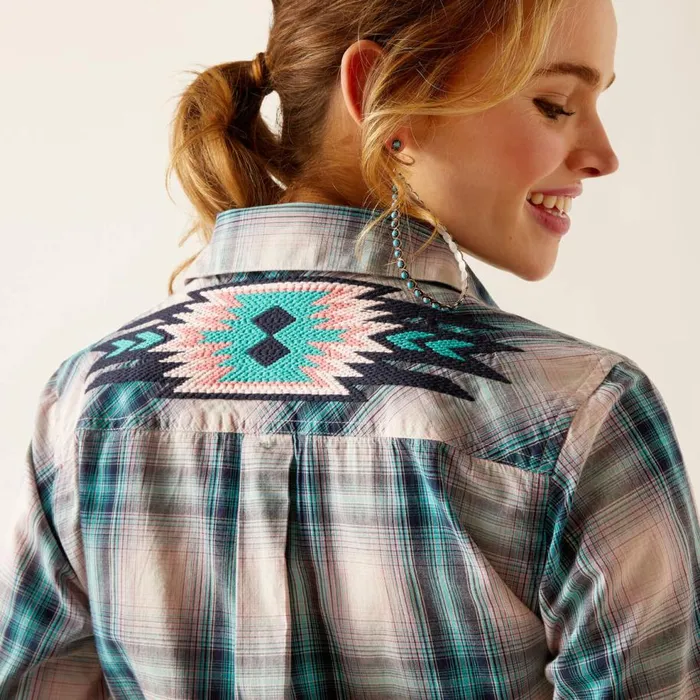 Women Billie Jean Shirt Tomboy Plaid Ariat TShirts and Tops Women Billie Jean Shirt Tomboy Plaid Ariat TShirts and Tops