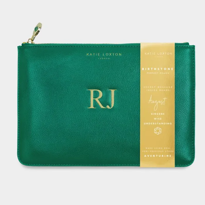 Women Birthstone Perfect Pouch 039August039 Katie Loxton Clutch Bags and Pouches