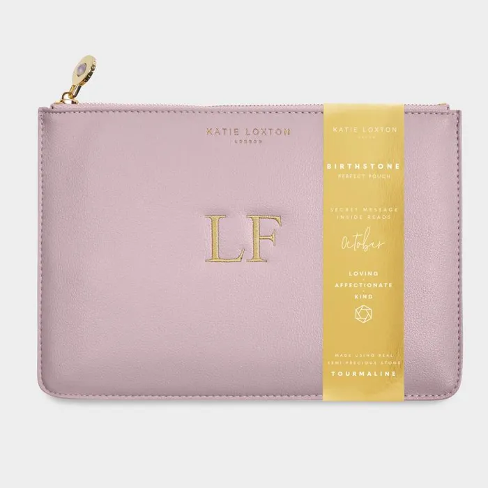 Women Birthstone Perfect Pouch 039October039 Katie Loxton Clutch Bags and Pouches