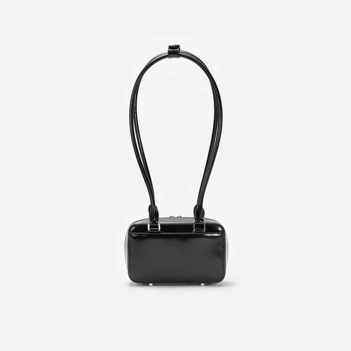 Women Black Leather Shoulder Bag Self Portrait Handbags