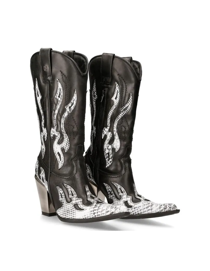 Women Boot Bull M7982C5 New Rock Heels