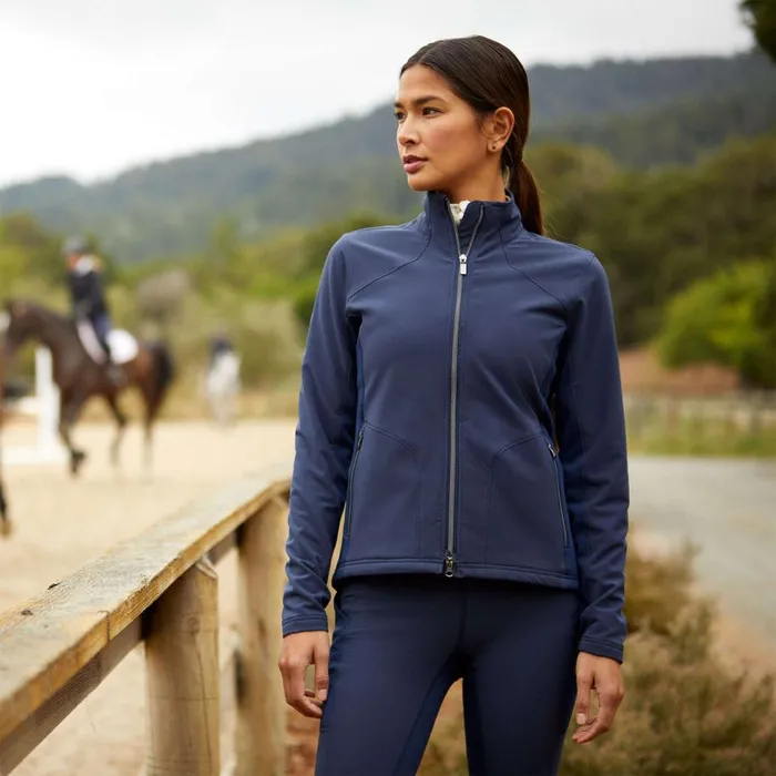 Women Boreas Full Zip Jacket Navy Ariat Jackets and Vests Women Boreas Full Zip Jacket Navy Ariat Jackets and Vests
