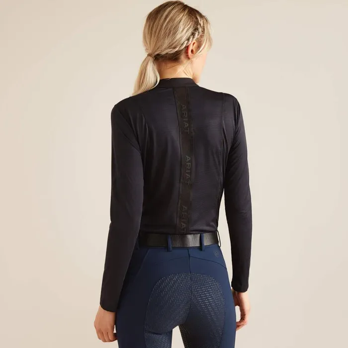 Women Breathe 14 Zip Baselayer Black Ariat TShirts and Tops Women Breathe 14 Zip Baselayer Black Ariat TShirts and Tops