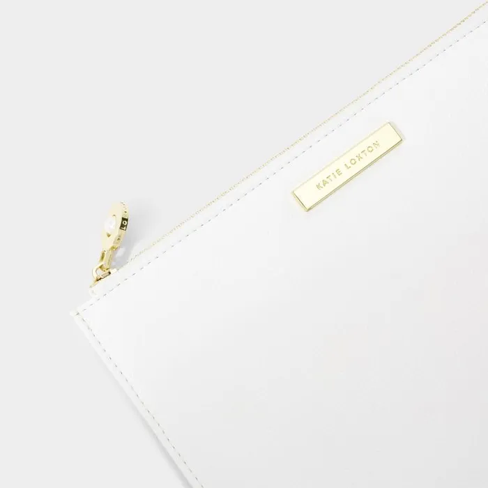 Women Bridal SemiPrecious Stone Pouch 039Love Laughter And A Happy Ever After039 Katie Loxton Clutch Bags and Pouches