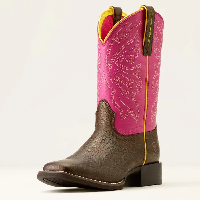 Women Buckley Western Boot Bronze Ageblushing Pink Ariat Western Boots