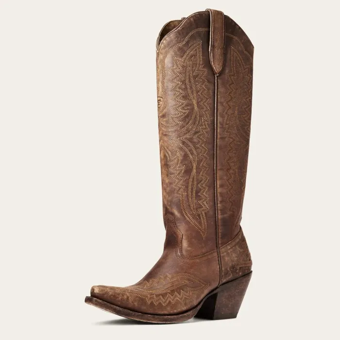 Women Casanova Western Boot Naturally Distressed Brown Ariat Western Boots