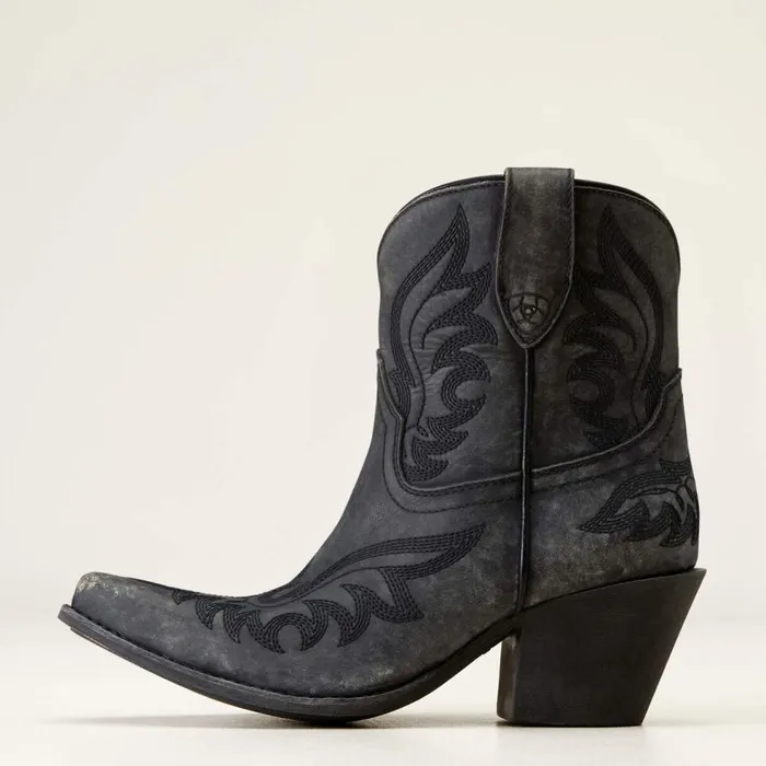 Women Chandler Western Boot Naturally Distressed Black Ariat Western Boots Women Chandler Western Boot Naturally Distressed Black Ariat Western Boots