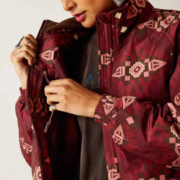 Women Chimayo Western Stable Jacket Alamo Print Ariat Jackets and Vests Women Chimayo Western Stable Jacket Alamo Print Ariat Jackets and Vests