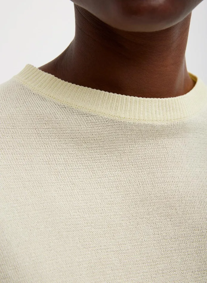 Women Crispy Sweater Oversized Easy TShirt Butter Tibi Knitwear and Sweatshirts