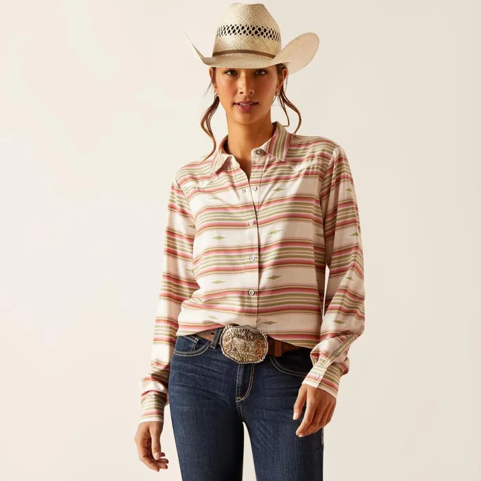 Women Crowheart Shirt Desert Serape Ariat TShirts and Tops