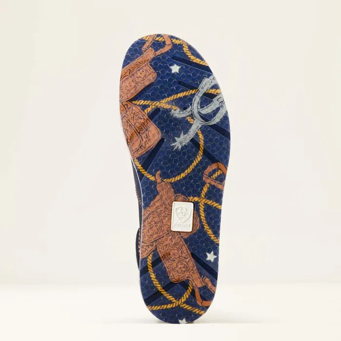 Women Cruiser Navy Blue Suede Saddle Up Print Ariat Shoes and Sneakers Women Cruiser Navy Blue Suede Saddle Up Print Ariat Shoes and Sneakers